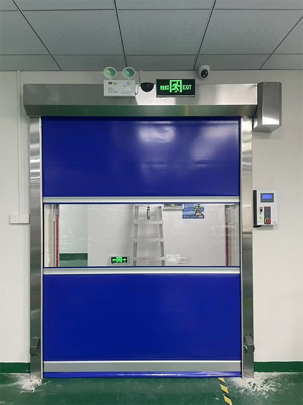 吴堡快速吴堡卷帘门在冷链物流仓储区的应用实践